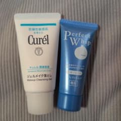 キュレルジェルメイク落とし& パーフェクトホイップ 洗顔フォームのサムネイル