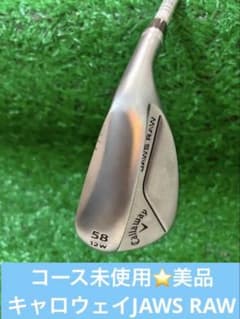 コース未使用美品⭐️キャロウェイJAWS RAW SW58度 - メルカリ