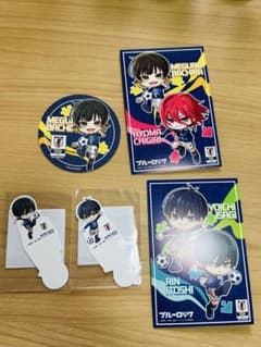 ブルーロック ららぽーと　特典 ポストカード　コースター　紙キャラスタンドのサムネイル