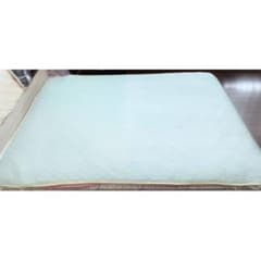 ひんやり接触冷感敷きパッド　ダブル　水色　洗えるのサムネイル