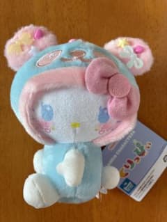 パンダ ハローキティ　くりっぴぃ ぬいぐるみ～ビーズ～