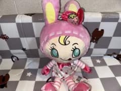 圧縮袋不使用！ ホワイトストロベリーBIGぬいぐるみ ベリエ