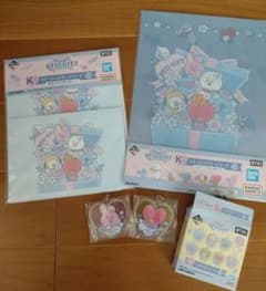 BT21 GIFT 가장 복권 아크릴 매력 파일 레터 세트