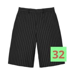 Supreme Pinstripe Wool Trouser Short 32 - メルカリ