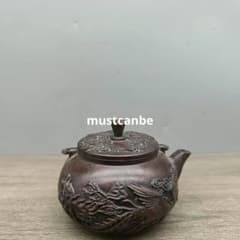 銅器 龍鳳呈祥茶壺 徳利 手提げ壺 茶道具 煎茶器 装飾品 工芸品 置物 銅器 龍鳳呈祥茶壺 徳利 手提げ壺 茶道具 煎茶器 装飾品 工芸品 置物