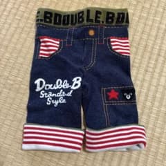 ミキハウス ダブルB パンツ 80 デニム風のサムネイル