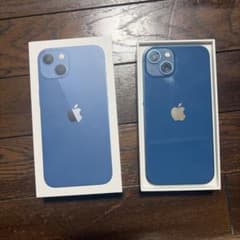 [상자 포함] Apple iPhone 13 512GB 블루 본체 SIM 프리