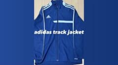adidas ネイビー トラックジャケットのサムネイル