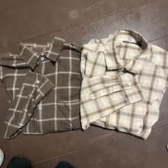 チャオパニック オペーク メンズ L チェック シャツ 長袖