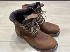Timberland メンズ ブーツ ブラウン　ウォータープルーフ　美品6インチのサムネイル