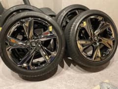 美品　220クラウンRS 純正アルミホイールタイヤセットのサムネイル