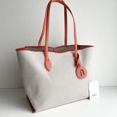 FURLA フルラ トートバッグ エラ キャンバス トート ベージュ 新品保管 