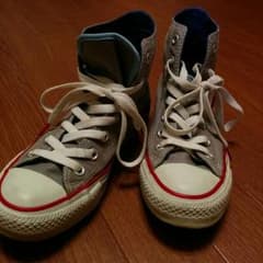 CONVERSE☆ALL STARハイカット☆グレー23.5のサムネイル