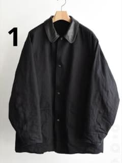 即日発送　comoli 25AW デニムレザーワークジャケット　コモリ COMOLI コモリ 25aw デニムレザーワークジャケット サイズ1 新品