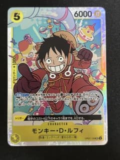 j*k様 ルフィsr op07-109 エラーカード　ワンピースカードのサムネイル