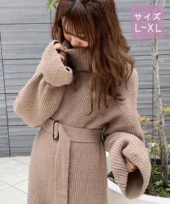 オフタートルもちもちニットワンピース【ZOZOTOWN限定アイテム】のサムネイル
