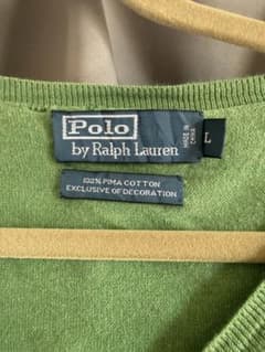 Polo by Ralph Lauren ピマコットン ニット L