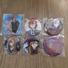 205文豪ストレイドッグス 中原中也缶バッジ アクリルキーホルダー6点