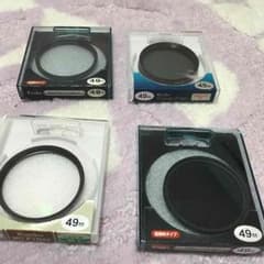 49mm カメラ レンズフィルター  4枚セットのサムネイル
