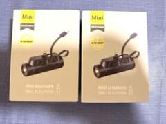 モバイルバッテリー 5000mAh *2 Lightning 充電器Type-C