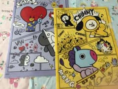 BT21 x Kura Sushi Collaboration Clear File Set (2 files)