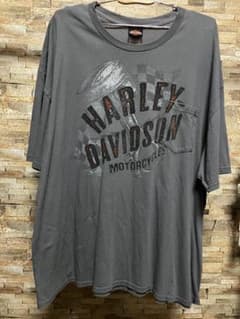 u*a様 極希少3XL◇ハーレーダビッドソン ポケットTシャツ 両面プリント