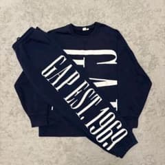 GAP スウェット セットアップ 上下 ネイビー ビッグロゴ XL CG71