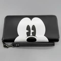COACH コーチ CN037 ミッキー 長財布 ブラック - メルカリ