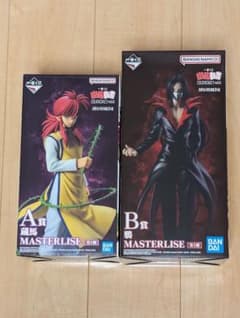 【新品未開封】一番くじ　幽遊白書　A賞　蔵馬　B賞　鴉　フィギュア　オマケE賞のサムネイル
