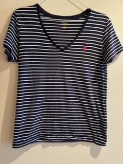 POLO RALPH LAUREN ボーダー Vネック Tシャツのサムネイル