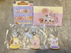이치 반 복권 BT21 SWEETMAGIC L 상 통통 고무 매력 3 개 세트