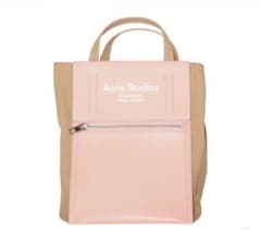 acne studious ペーパーナイロントートバッグピンク 収納袋付き - メルカリ