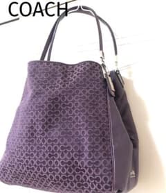 【希少】COACH オプアート柄  トート　ショルダー　バッグのサムネイル