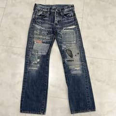 denim dungaree 130cmダメージデニムパンツのサムネイル