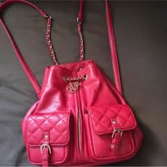ヴィナ様専用！！サマンサ ベガ リュック チェーン レッド 赤のサムネイル