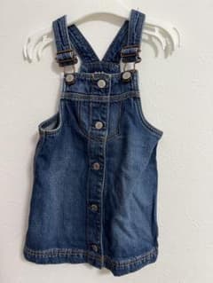 GAP デニム ジャンバースカート 18-24monthsのサムネイル