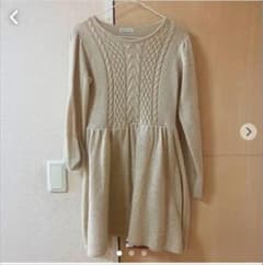 【美品】アースミュージック&エコロジー／earthmusic／ニットワンピースのサムネイル