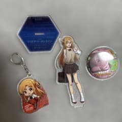 SAO アスナ グッズセット（アクリルスタンド・キーホルダー・缶バッジ