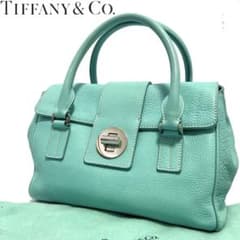 【美品・大人気】ティファニー ターンロック ハンドバッグ パーティーバッグ Tiffany & Co. - TIFFANY&Co. / ティファニー □ トートバッグ