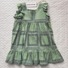 misha and puff Ruffle Sleeve Dress 4-5Y