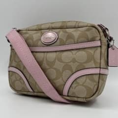 Coach Signature PVC Shoulder Bag/Crossbody Bag