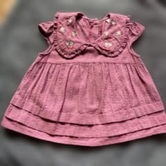 petit main苺刺繍フリルブラウスのサムネイル