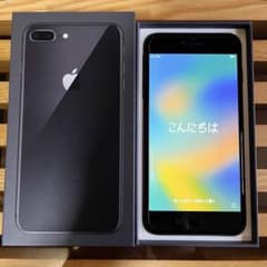 【美品】iPhone8Plus 64GB スペースグレイ SIMフリー 箱付きのサムネイル