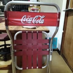 値下げしました!折りたたみ式コカコーラの椅子のサムネイル