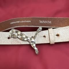 プーマロゴバックル　ゴルフベルト GENUINE LEATHER M/85cmのサムネイル