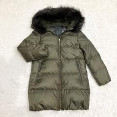 美品 ナノユニバース 西川ダウン XL モッズ ダウンコート ファー カーキ ナノユニバース 西川ダウン ダウンコート カーキ ファー取り外し可能