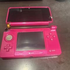 ジャンク品 上下破断 Nintendo 3DS 本体 ピンクのサムネイル