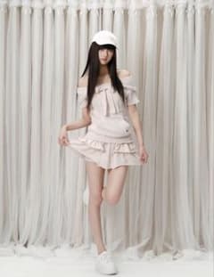 ANDWANG Fluffy Ribbon Knit Set - メルカリ