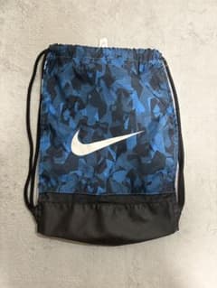 NIKE ナップザック ブルー カモフラ柄のサムネイル