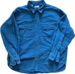 【L.L.Bean】シャモアクロスシャツ　グリーン　USA製